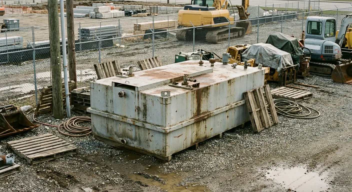 Double-wall generator fuel tank system with spill containment in Tamarac, FL