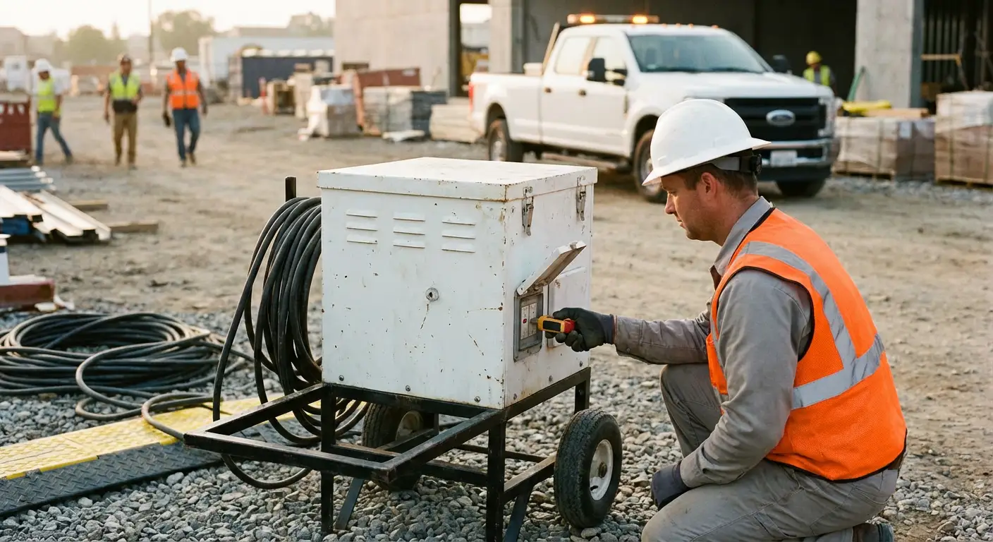 Safety inspection in progress in Tamarac, FL