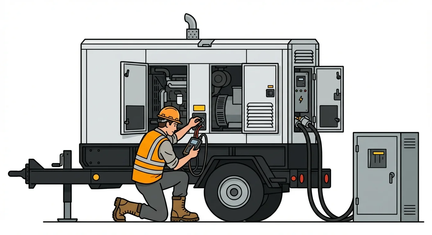Infographic showing common sources of generator downtime in Tamarac, FL